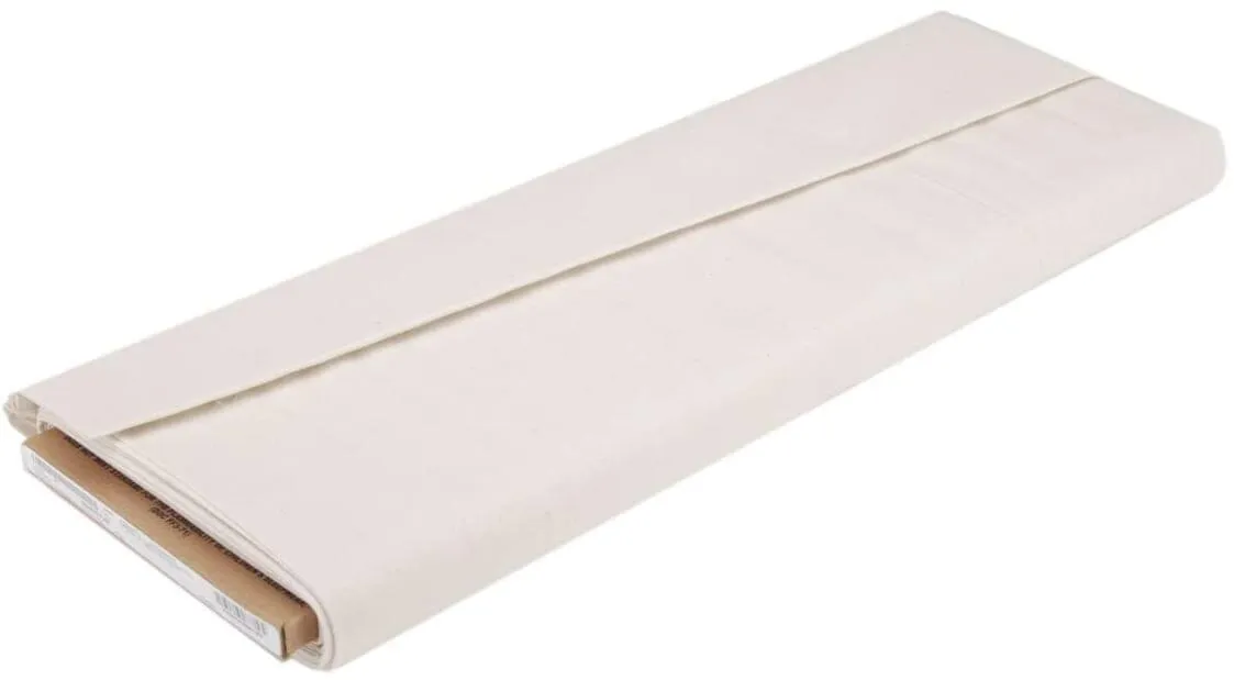 100% Cotton Muslin | Unbleached Natural Color  |  63" Wide | Natural Color |