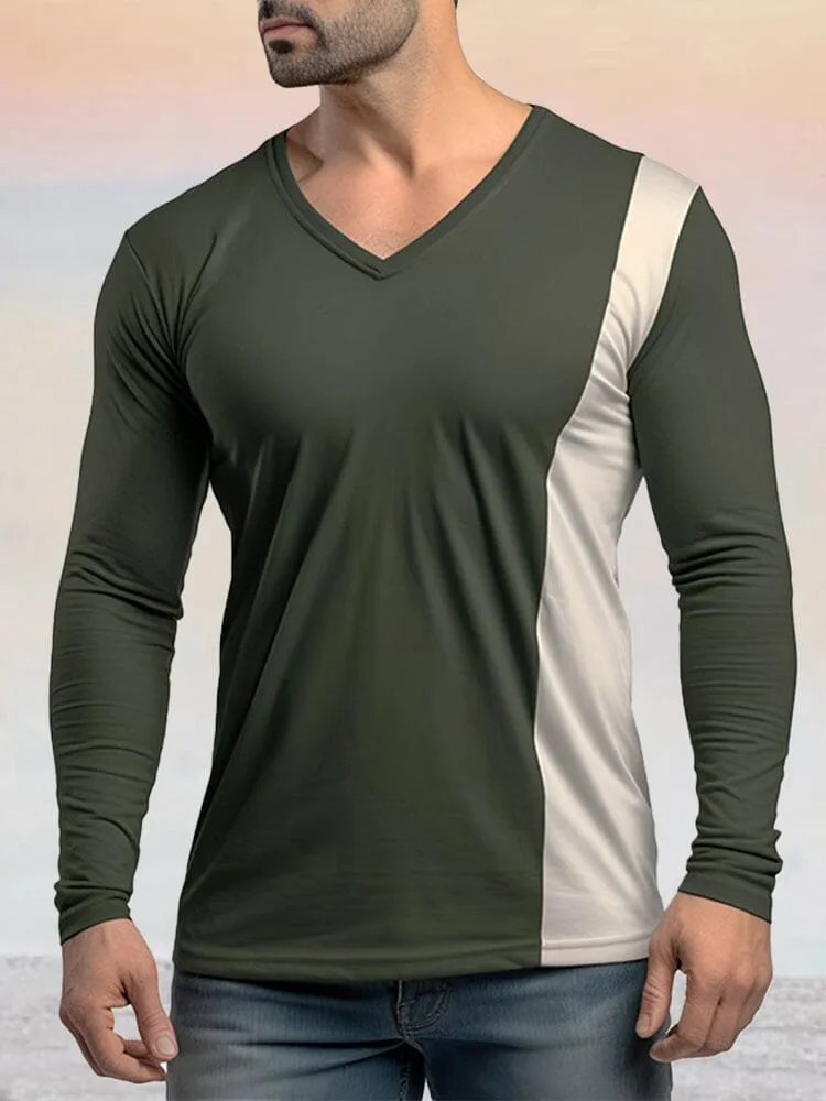 100% Cotton Splicing Basic Tee