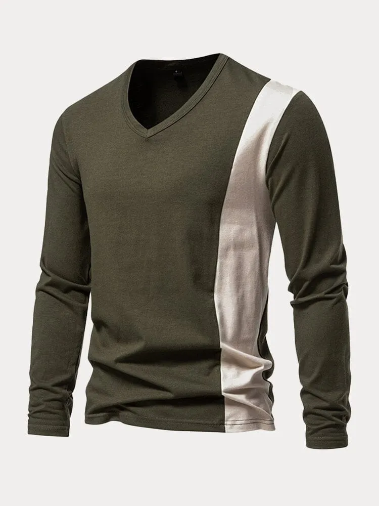 100% Cotton Splicing Basic Tee