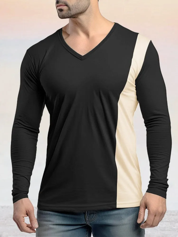 100% Cotton Splicing Basic Tee