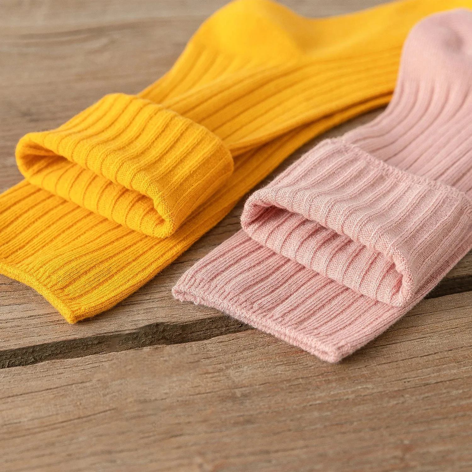 10Pairs Retro Women Cotton Loose Socks Autumn Winter Knitting