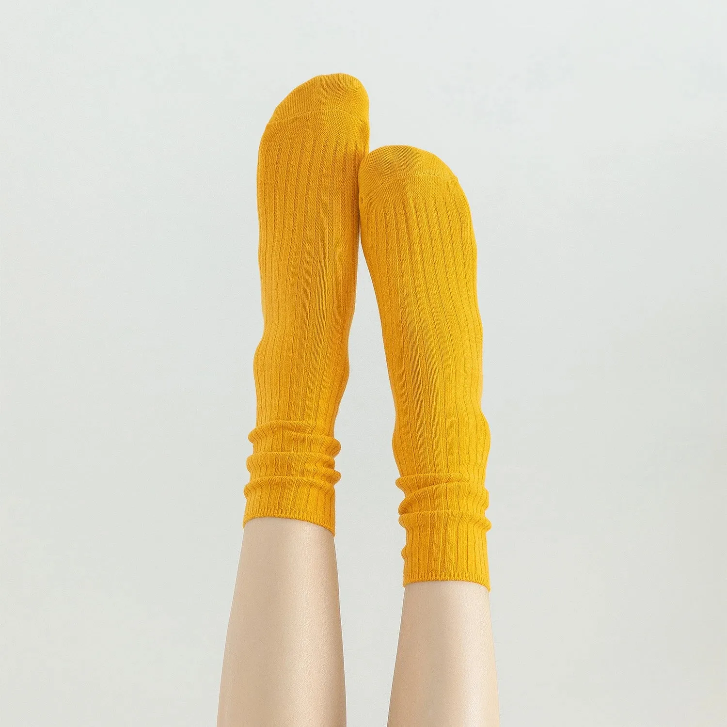 10Pairs Retro Women Cotton Loose Socks Autumn Winter Knitting