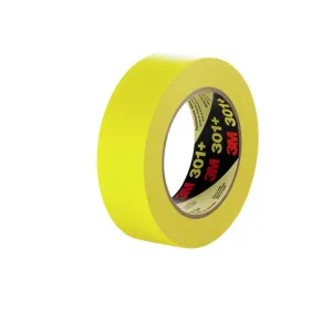 3M - Performance Yellow Masking Tape 301 , 48 Mm X 55 M 6.3 Mil