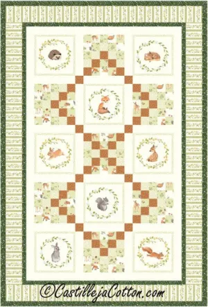 Animal Babies Quilt Pattern CJC-54197w  - Wholesale Product