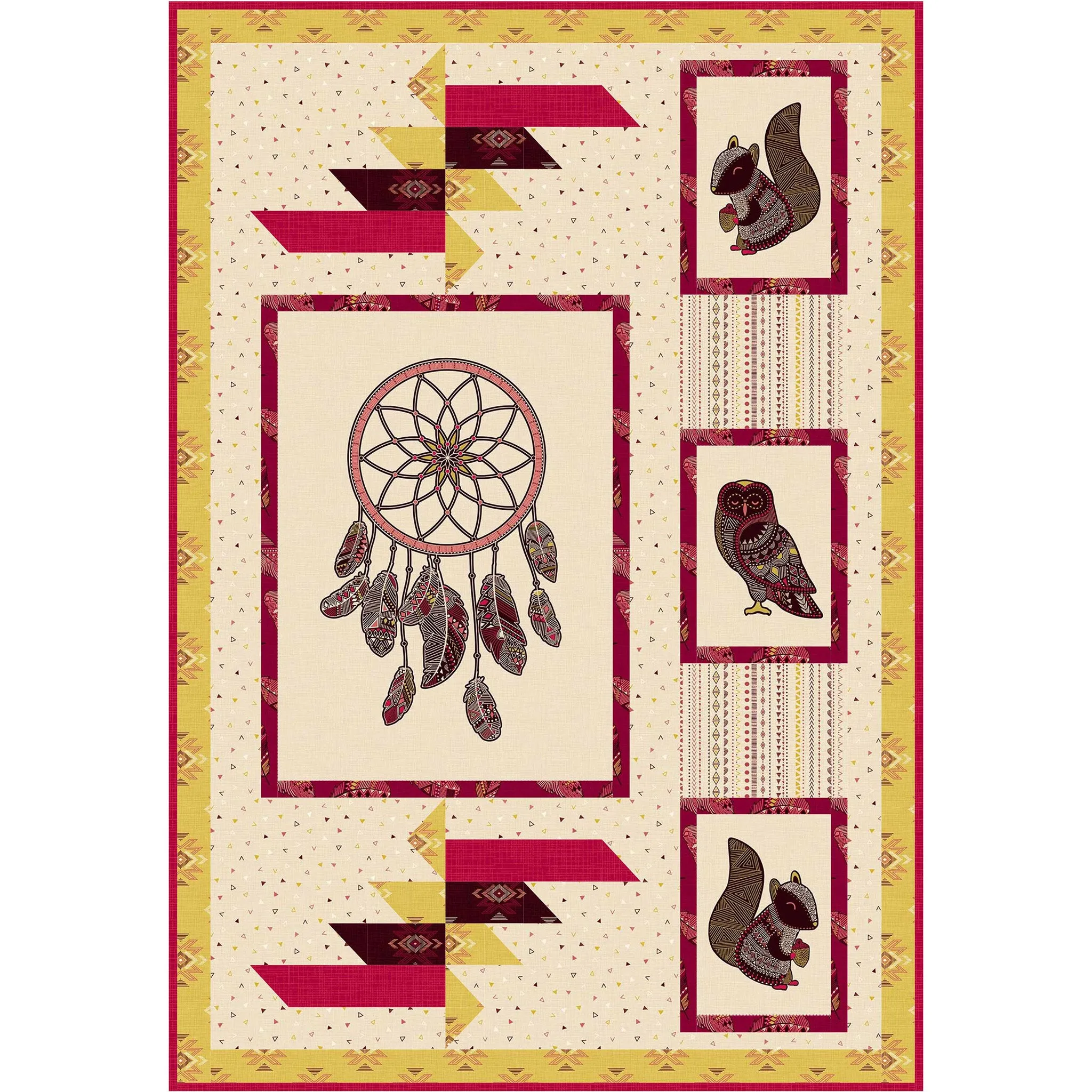 Animal Dreams Quilt Pattern PS-1012 - Paper Pattern