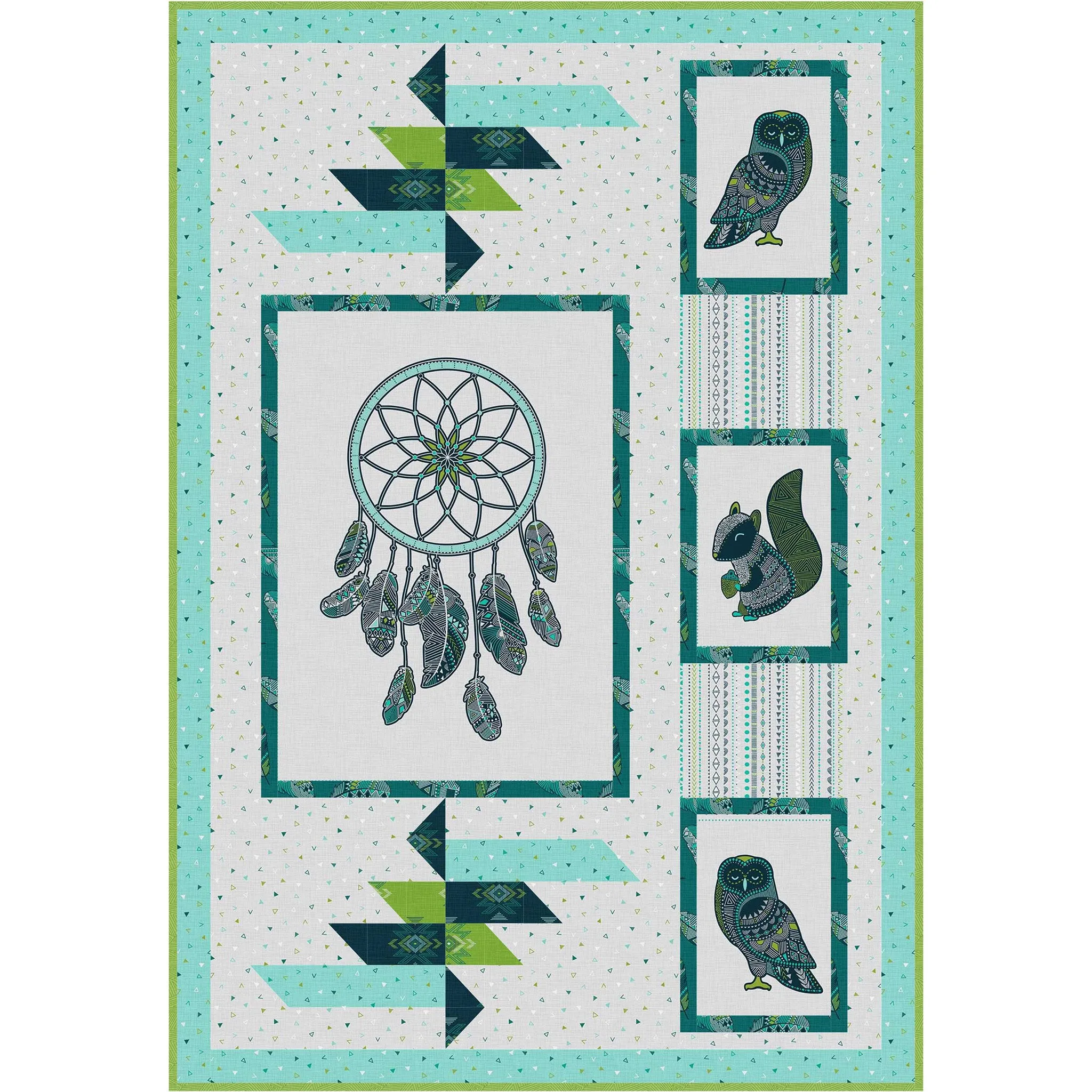 Animal Dreams Quilt Pattern PS-1012 - Paper Pattern