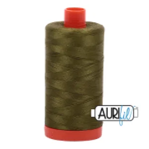 Aurifil Cotton Mako 2887 Very Dark Olive 50wt
