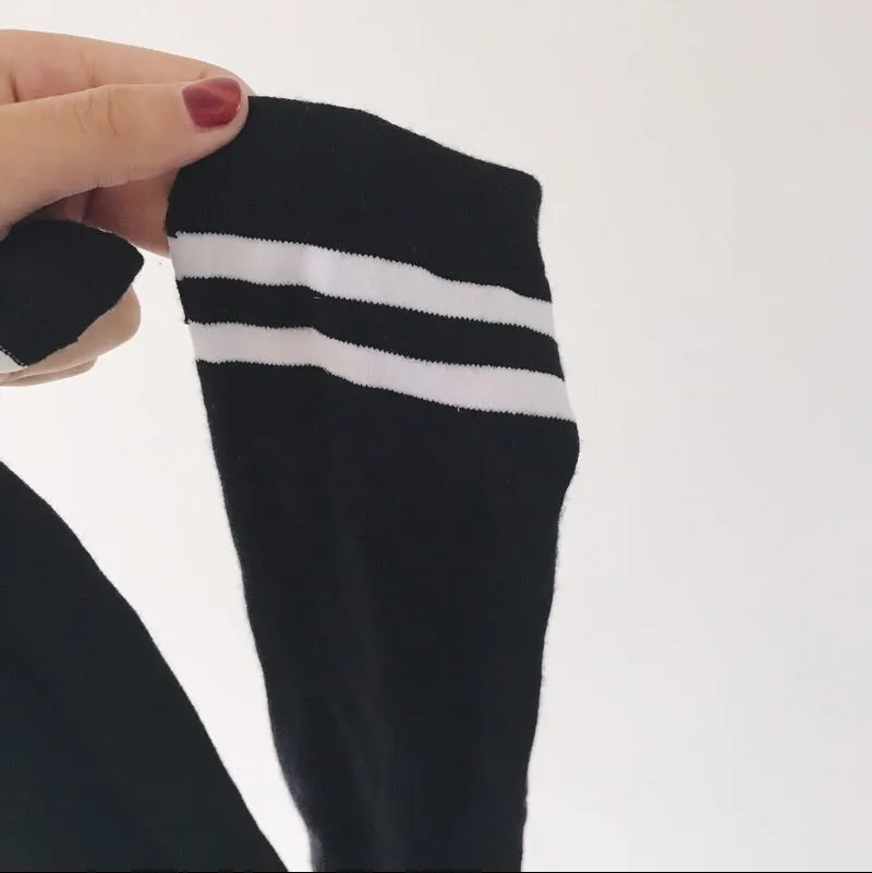 [Basic] Jk High School Girl OverKnees Socks