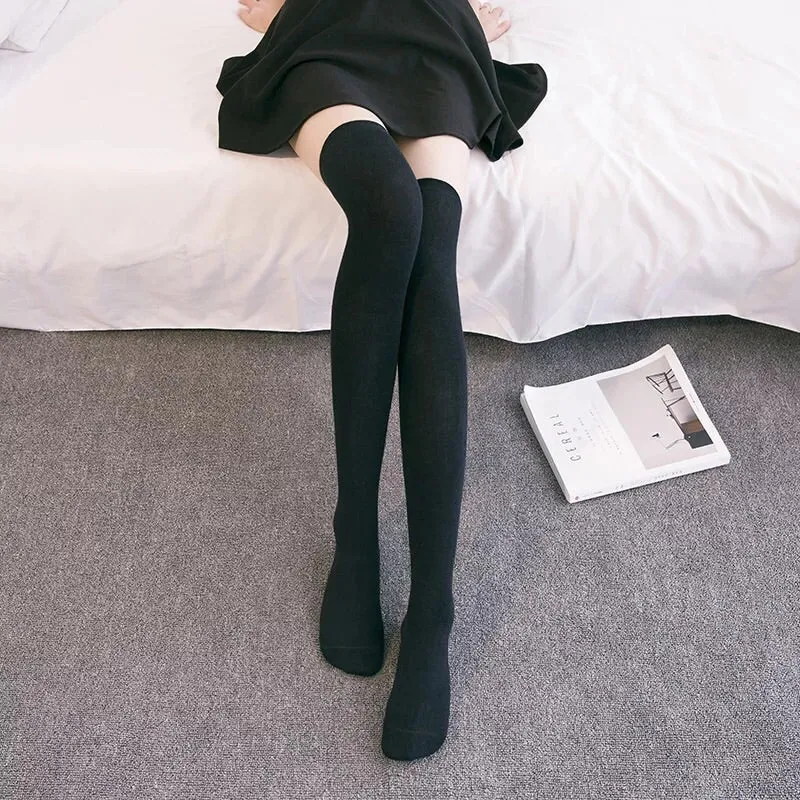[Basic] Jk High School Girl OverKnees Socks