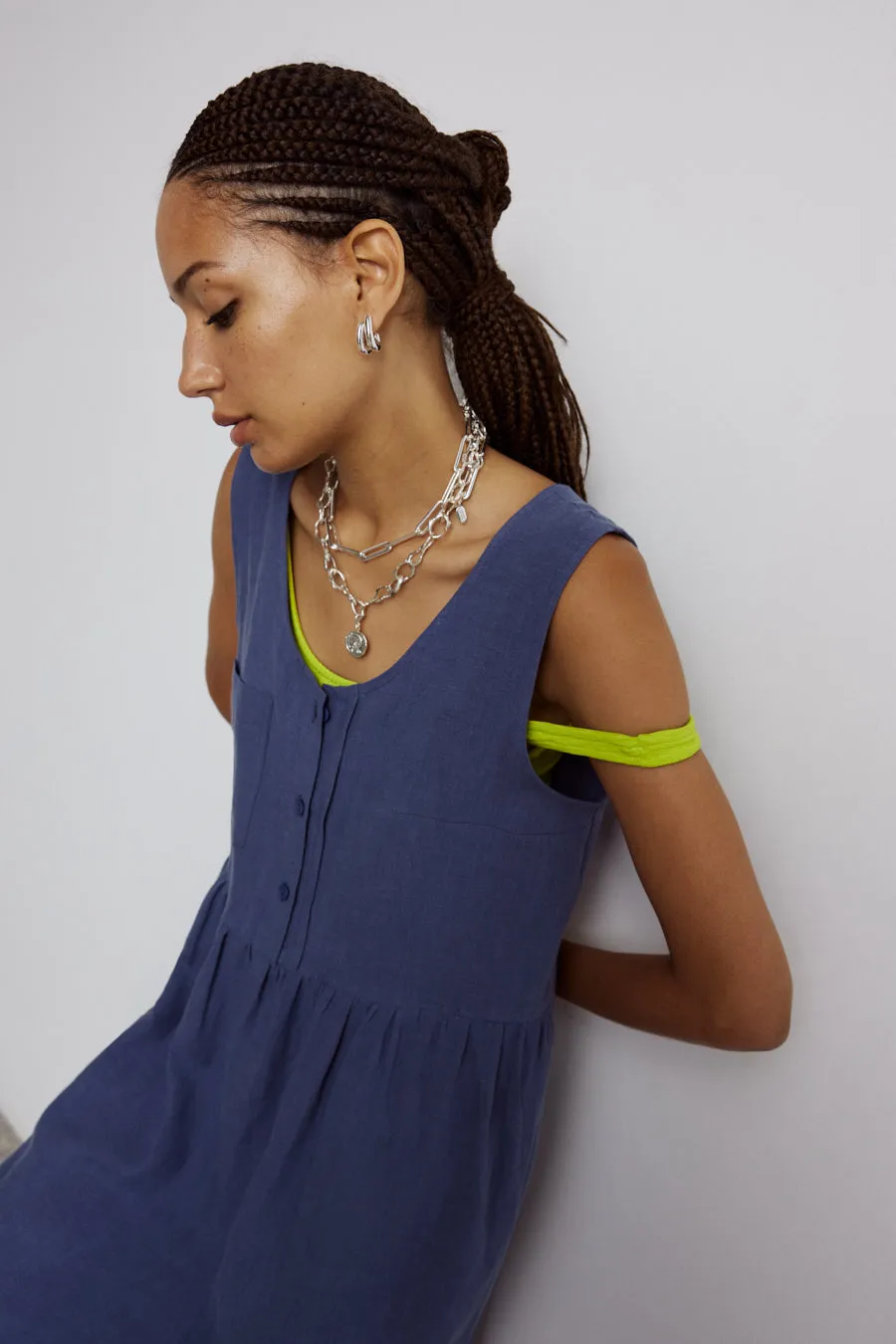 Beachley Dress in Bleuet