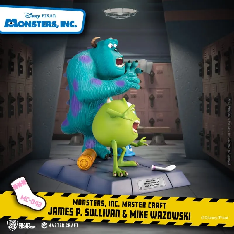 Beast Kingdom MC-042 Disney Pixar Monsters, Inc. James P. Sullivan & Mike Wazowski 1:4 Scale Master Craft Figure Statue