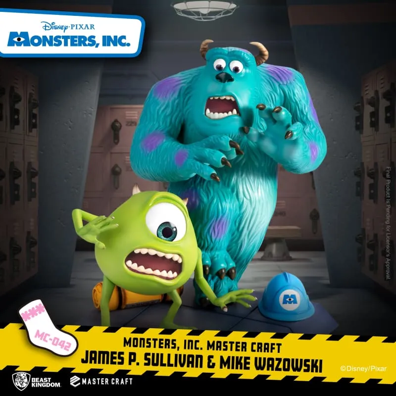 Beast Kingdom MC-042 Disney Pixar Monsters, Inc. James P. Sullivan & Mike Wazowski 1:4 Scale Master Craft Figure Statue