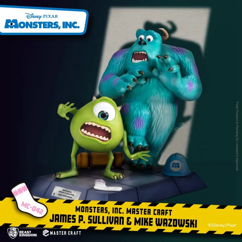 Beast Kingdom MC-042 Disney Pixar Monsters, Inc. James P. Sullivan & Mike Wazowski 1:4 Scale Master Craft Figure Statue