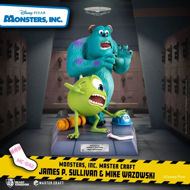 Beast Kingdom MC-042 Disney Pixar Monsters, Inc. James P. Sullivan & Mike Wazowski 1:4 Scale Master Craft Figure Statue