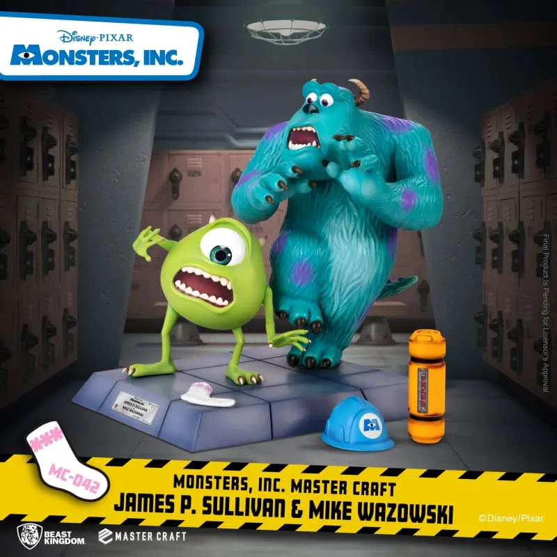 Beast Kingdom MC-042 Disney Pixar Monsters, Inc. James P. Sullivan & Mike Wazowski 1:4 Scale Master Craft Figure Statue