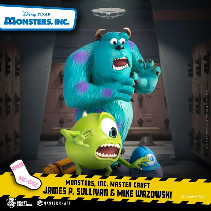 Beast Kingdom MC-042 Disney Pixar Monsters, Inc. James P. Sullivan & Mike Wazowski 1:4 Scale Master Craft Figure Statue