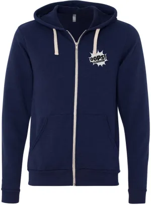 Bella Canvas Unisex Triblend Sponge Fleece Full-Zip Hoodie