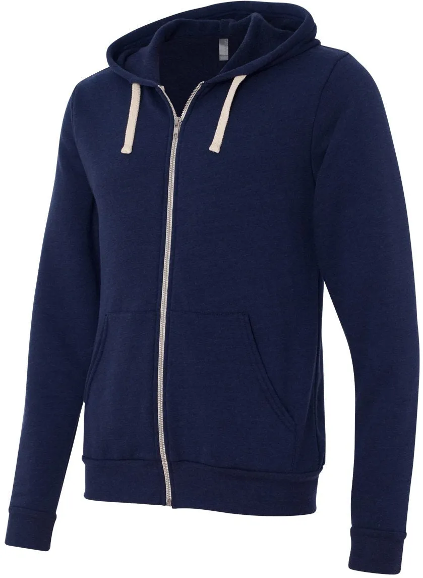 Bella Canvas Unisex Triblend Sponge Fleece Full-Zip Hoodie