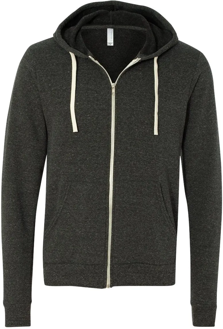 Bella Canvas Unisex Triblend Sponge Fleece Full-Zip Hoodie
