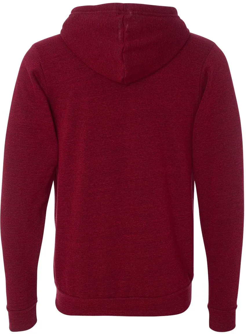 Bella Canvas Unisex Triblend Sponge Fleece Full-Zip Hoodie