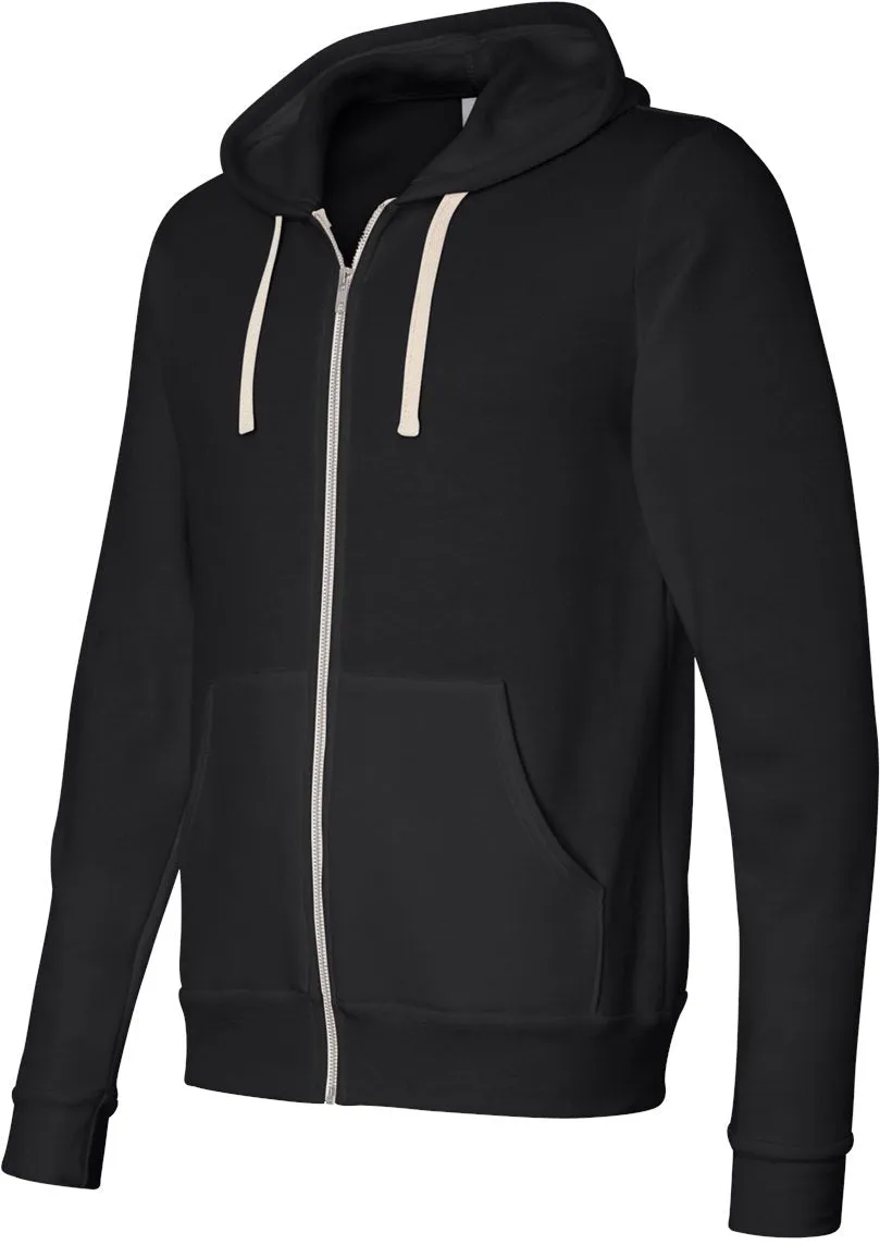 Bella Canvas Unisex Triblend Sponge Fleece Full-Zip Hoodie