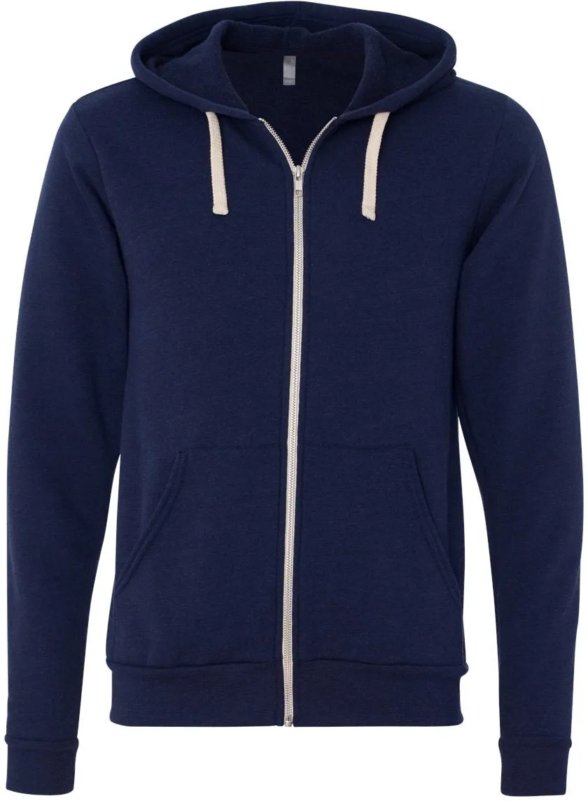 Bella Canvas Unisex Triblend Sponge Fleece Full-Zip Hoodie