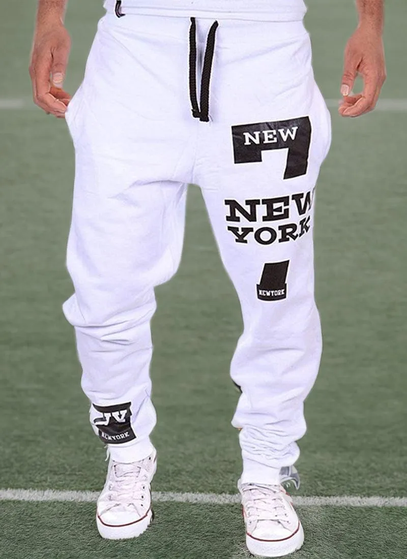 COTTORY Men's Harem Casual Baggy Hiphop Dance Jogger Sweatpants Trousers
