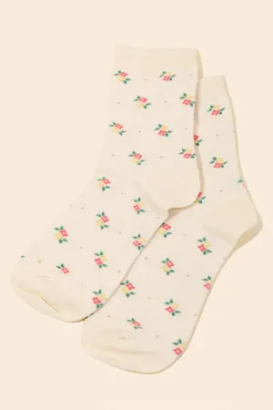 Dainty Flower Socks
