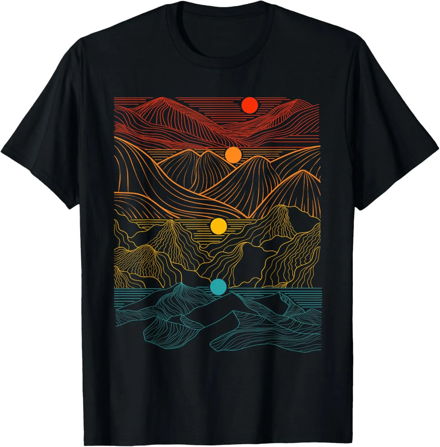 EDM Techno Sun Moon Music Festival Party Dancing Dance T-Shirt