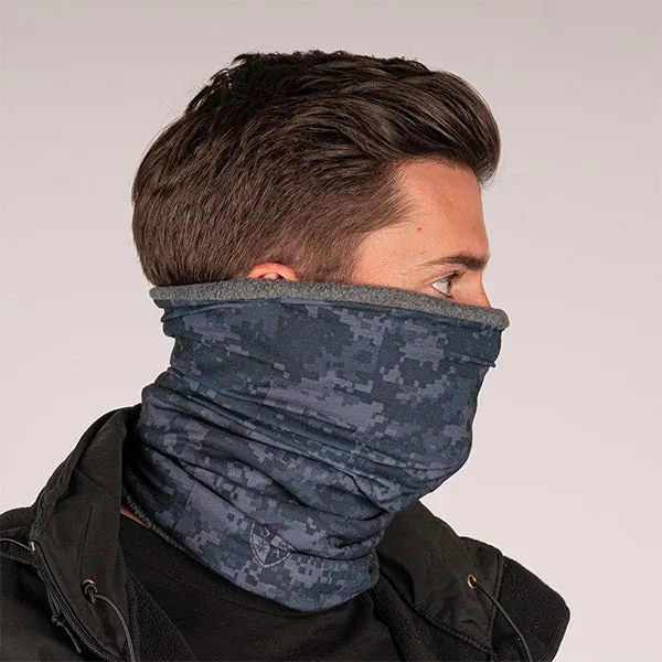 Fleece Face Shields® | Grey Blackout Digi