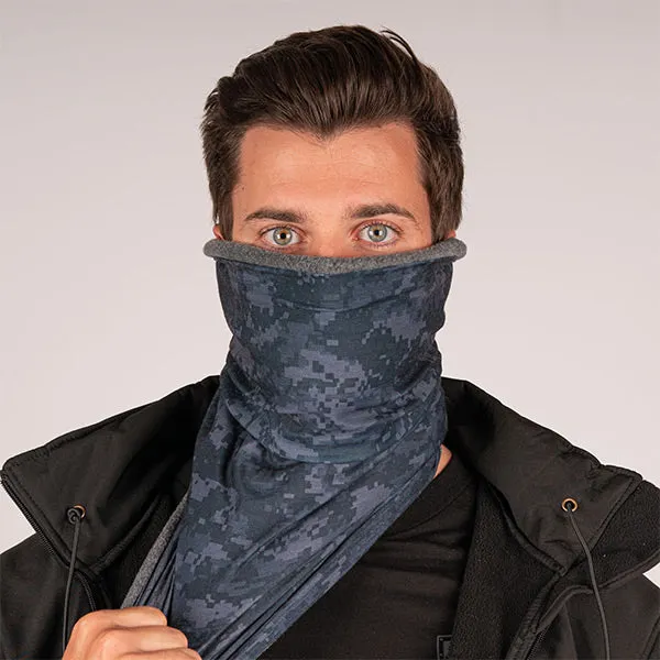 Fleece Face Shields® | Grey Blackout Digi