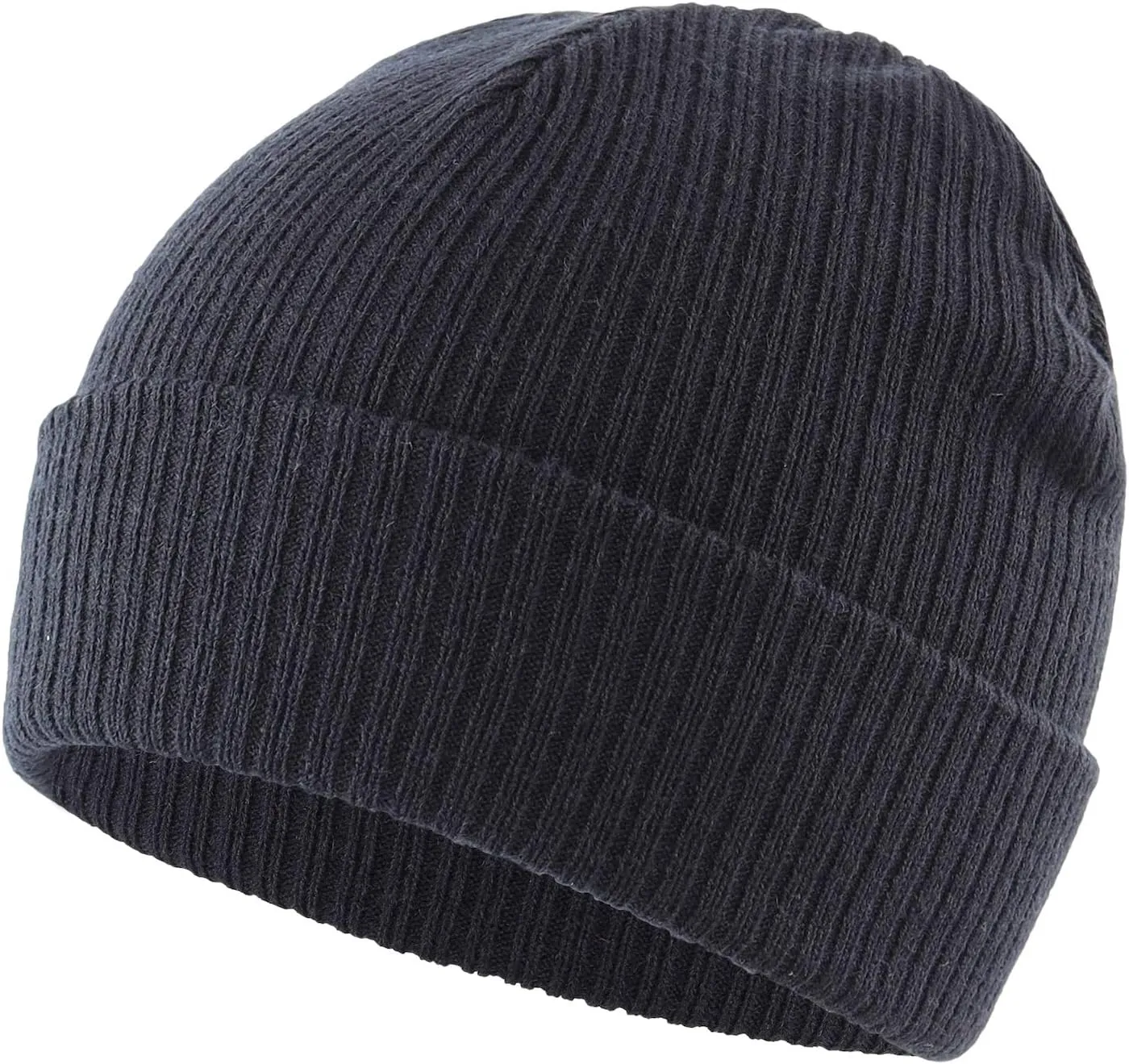 Home Prefer Men's Winter Hat Cuff Beanie Daily Warm Soft Knit Skull Beanie Caps