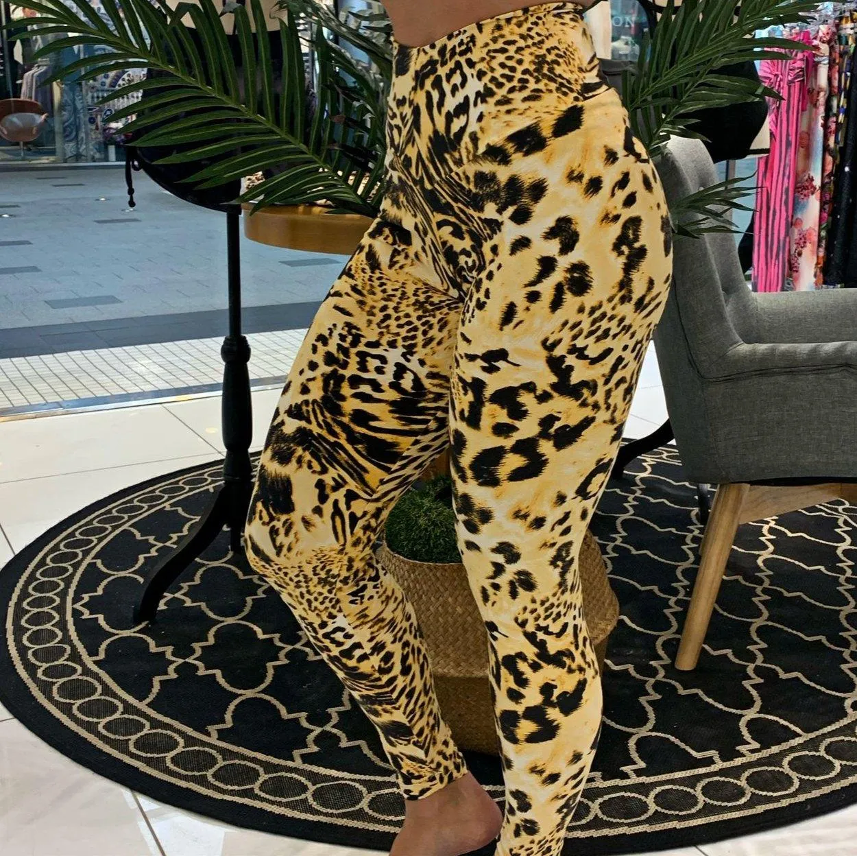 Light Leopard Top