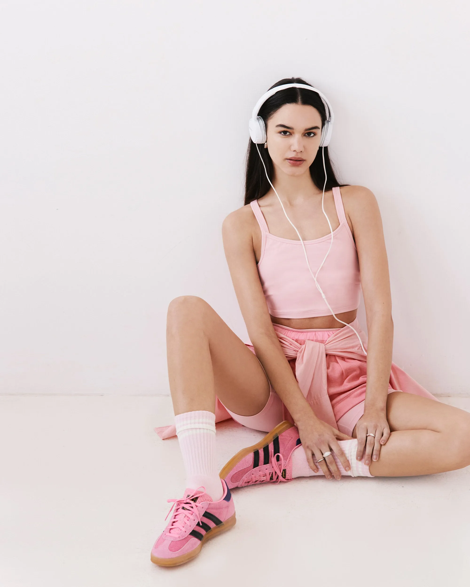 NYLORA SOCKS LIGHT PINK & CREAM COMBO