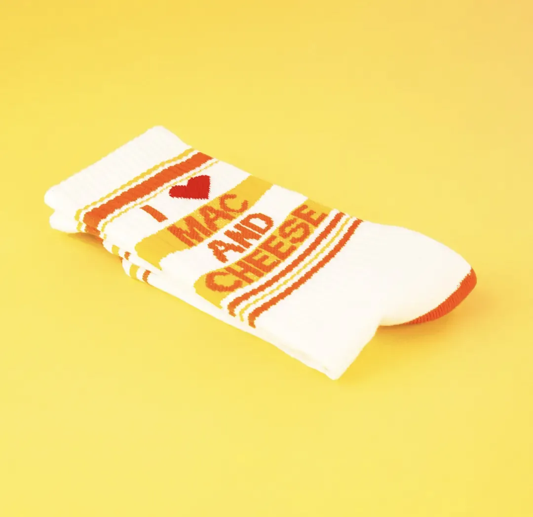 Retro Crew Socks | Gumball Poodle | Mac and Cheese | pre-order