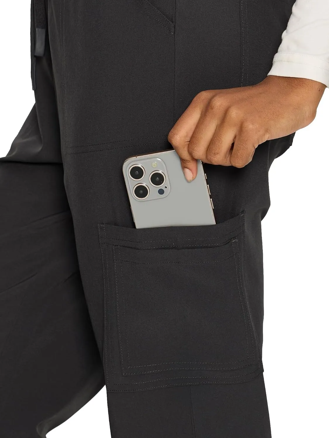 Scrub Pants for Women - Soft Stretch, Cargo Pants Scrubs with 8 Pockets