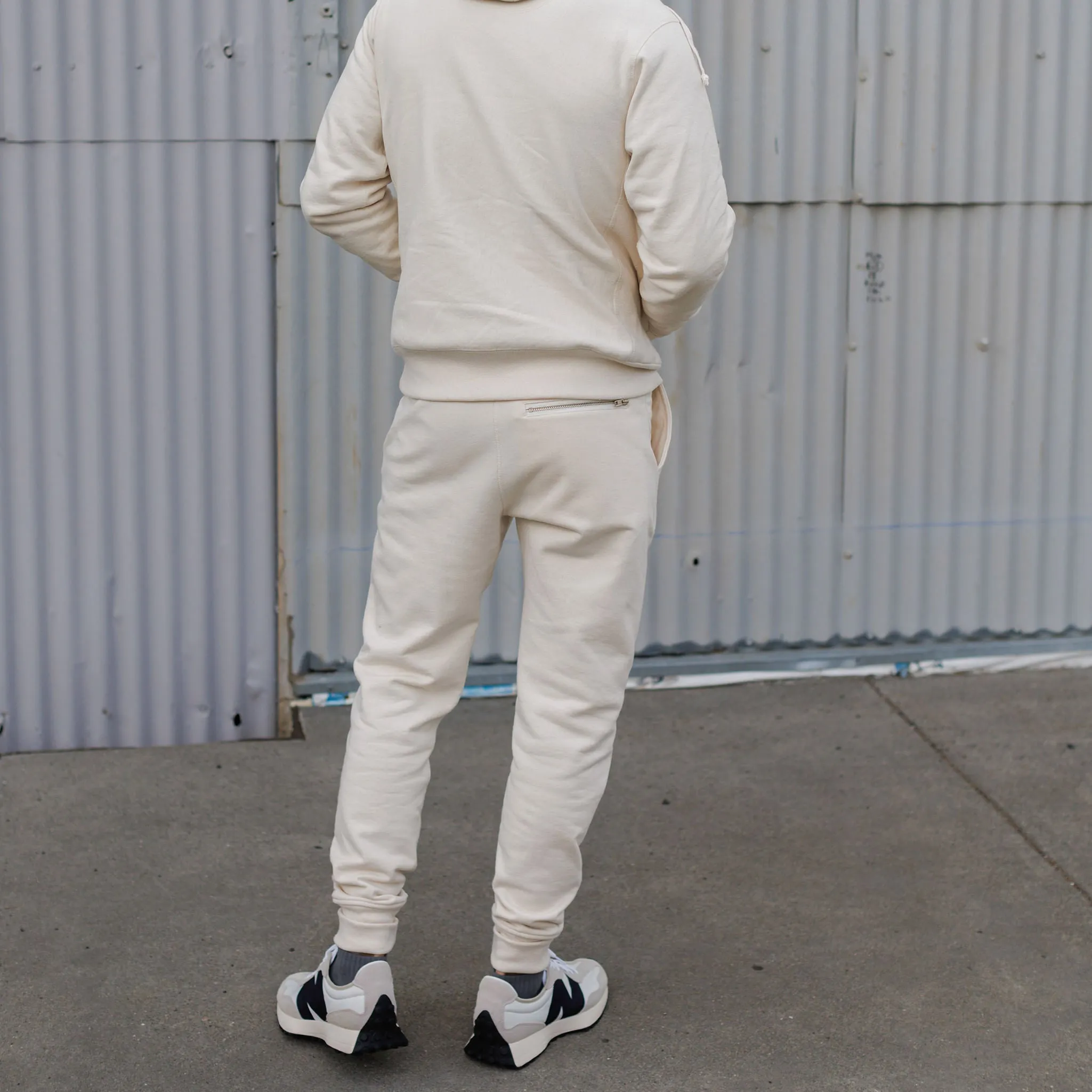 Skyline Heavyweight Fleece Jogger in Oatmeal