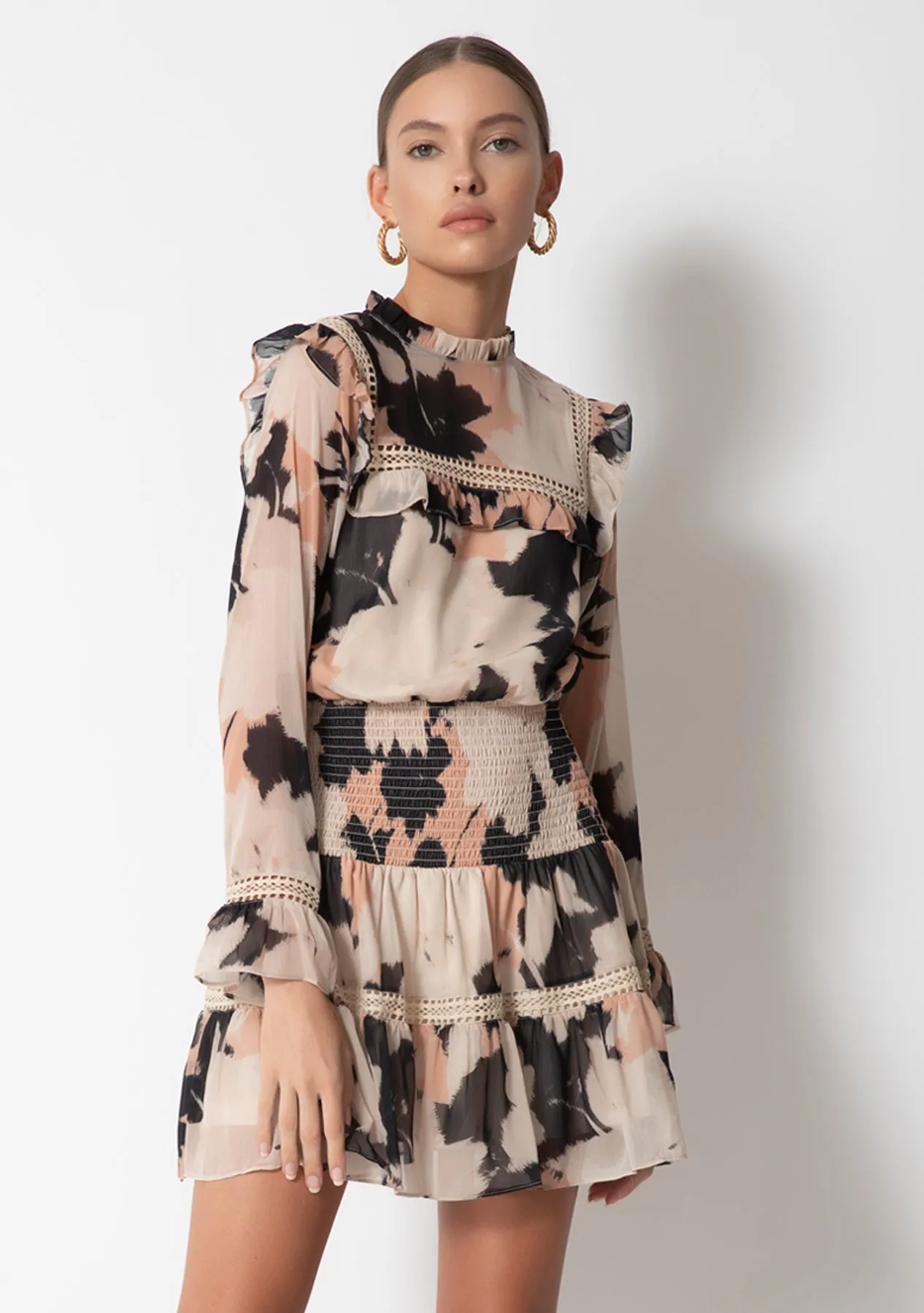 Valeria Silk Georgette Dress