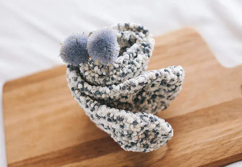 Women Candy Colors Winter Warm Fluffy Socks Casual Home