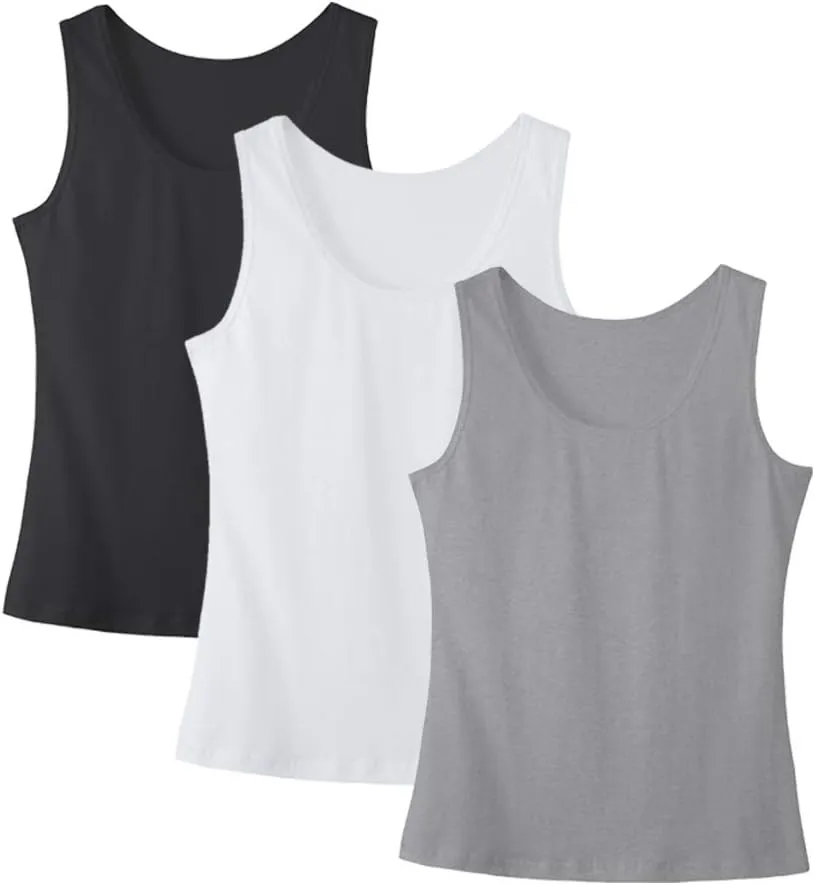 Womens Casual Tank Tops Summer Soft Stretch Camisole
